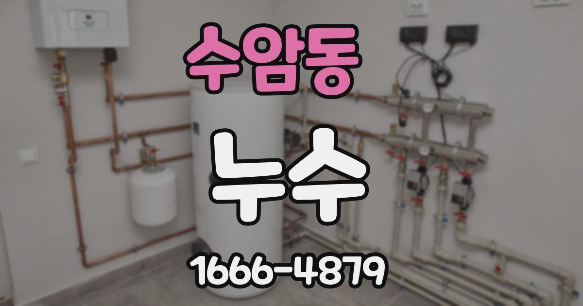 수암동 누수