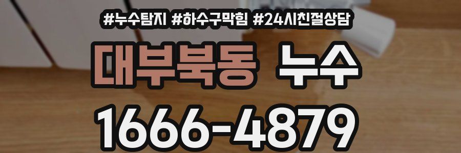 대부북동 누수