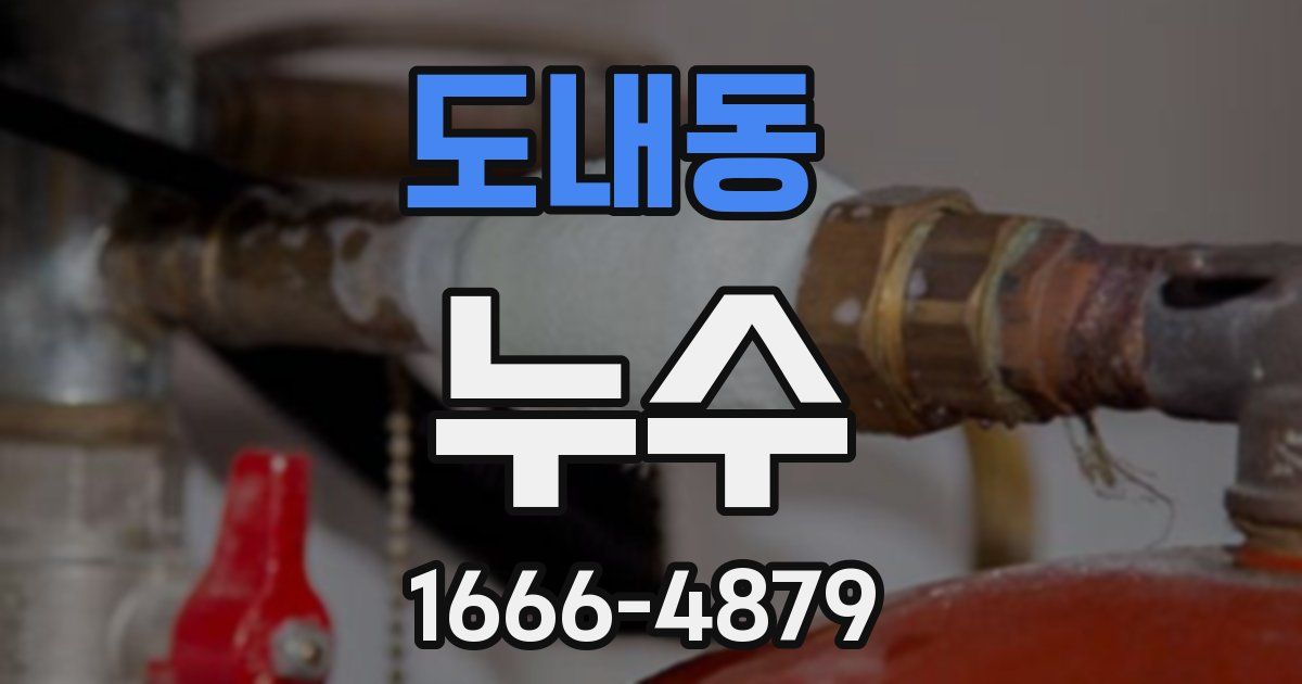 도내동 누수