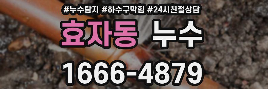 효자동 누수