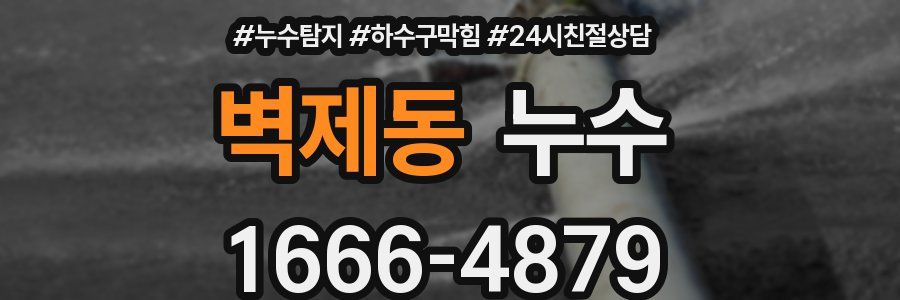 벽제동 누수