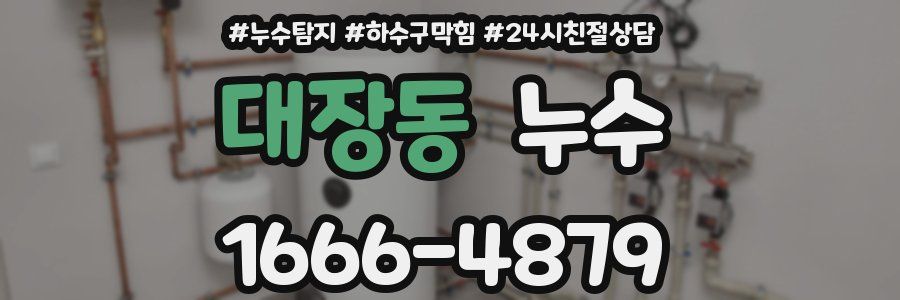 대장동 누수