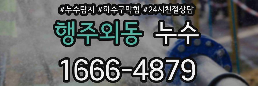 행주외동 누수