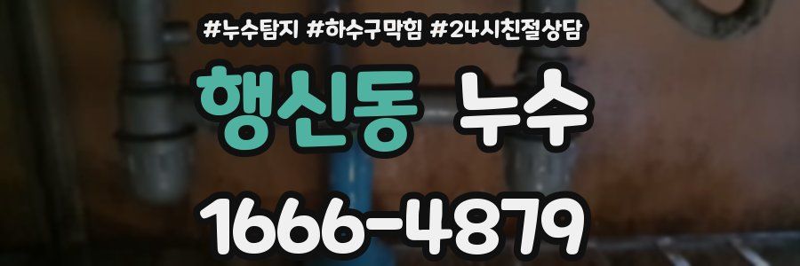 행신동 누수
