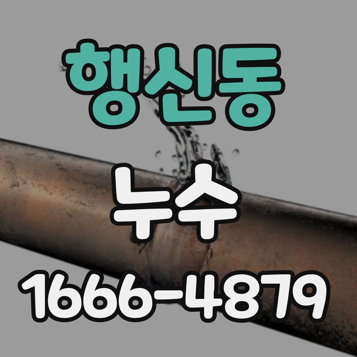 행신동 누수