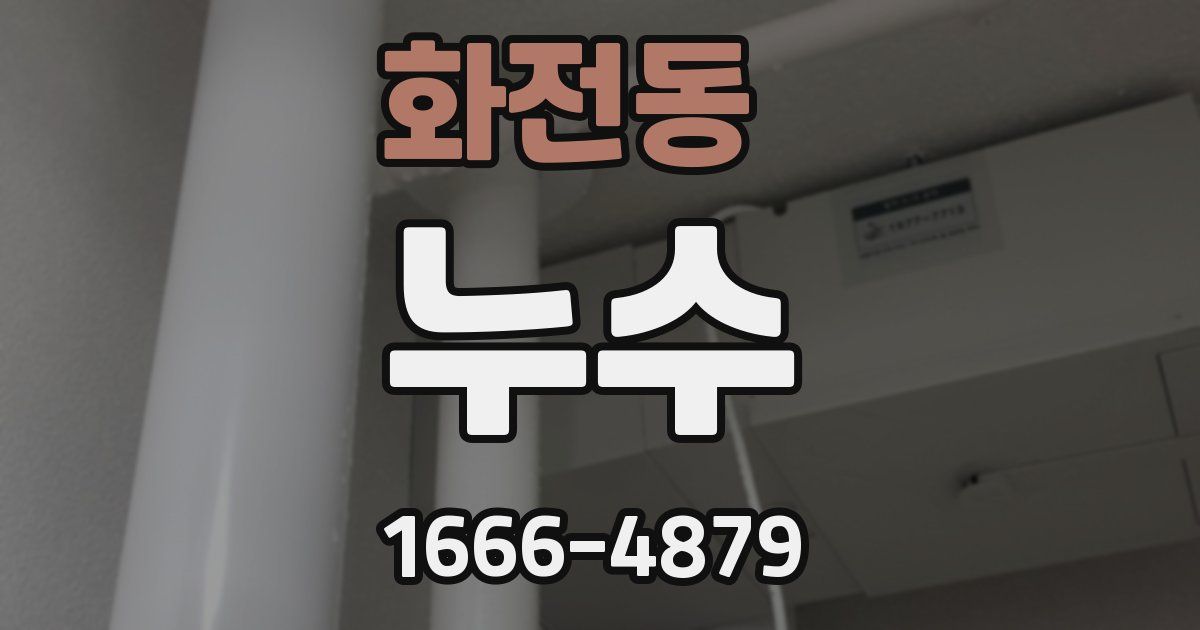 화전동 누수
