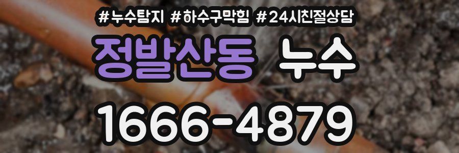 정발산동 누수