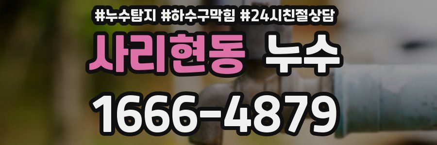 사리현동 누수