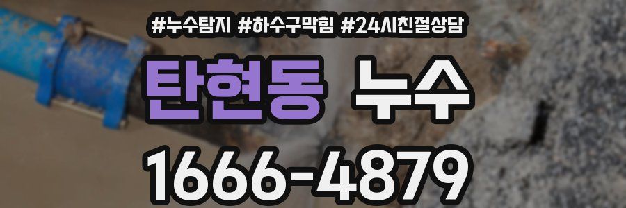 탄현동 누수