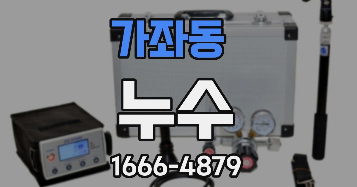 가좌동 누수