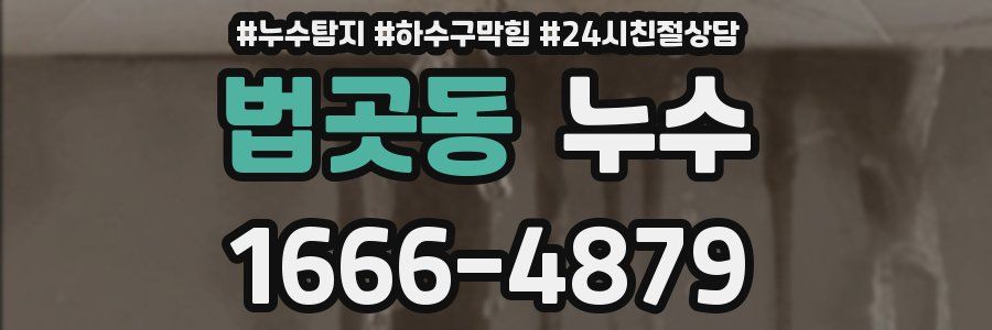 법곳동 누수