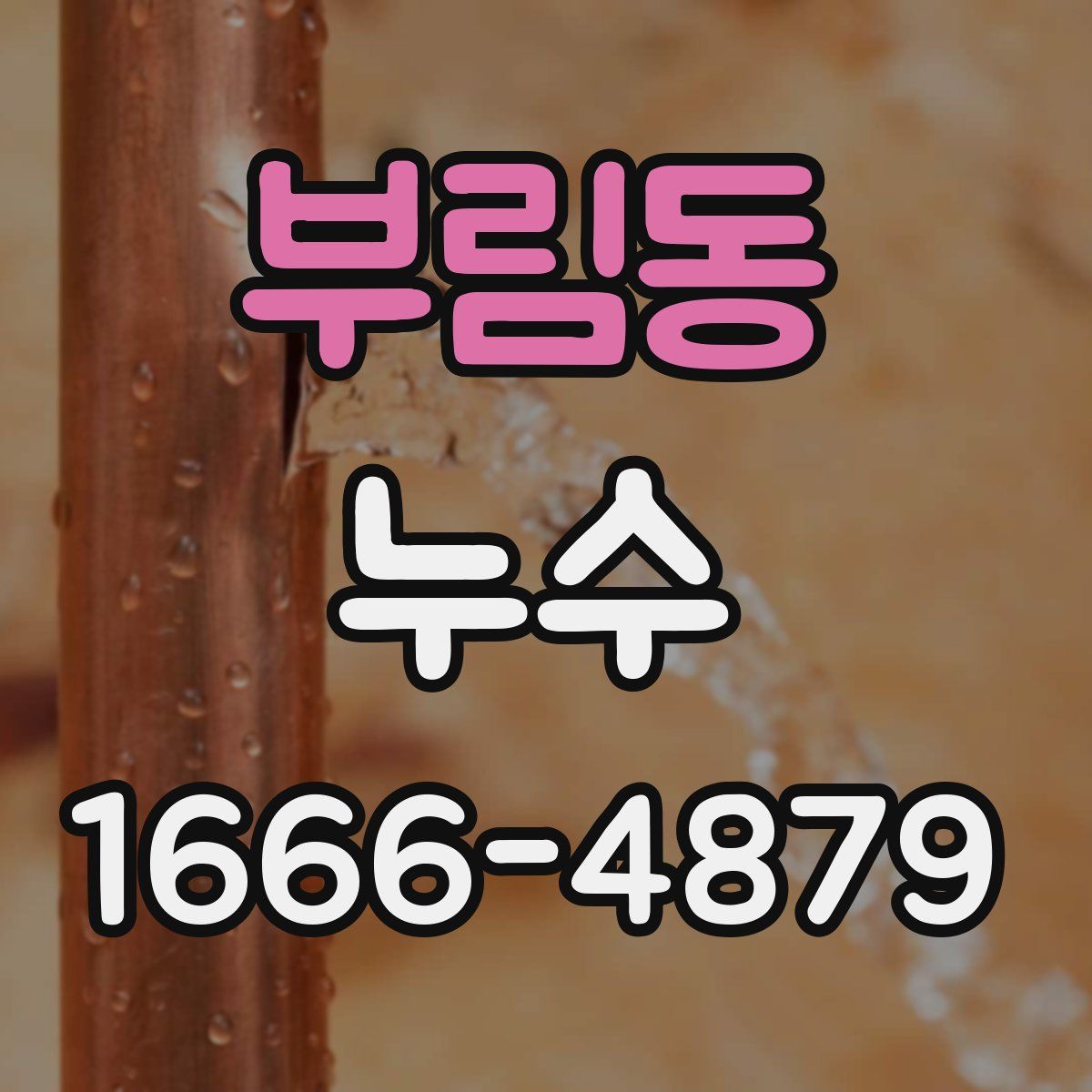 부림동 누수