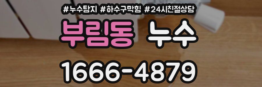 부림동 누수