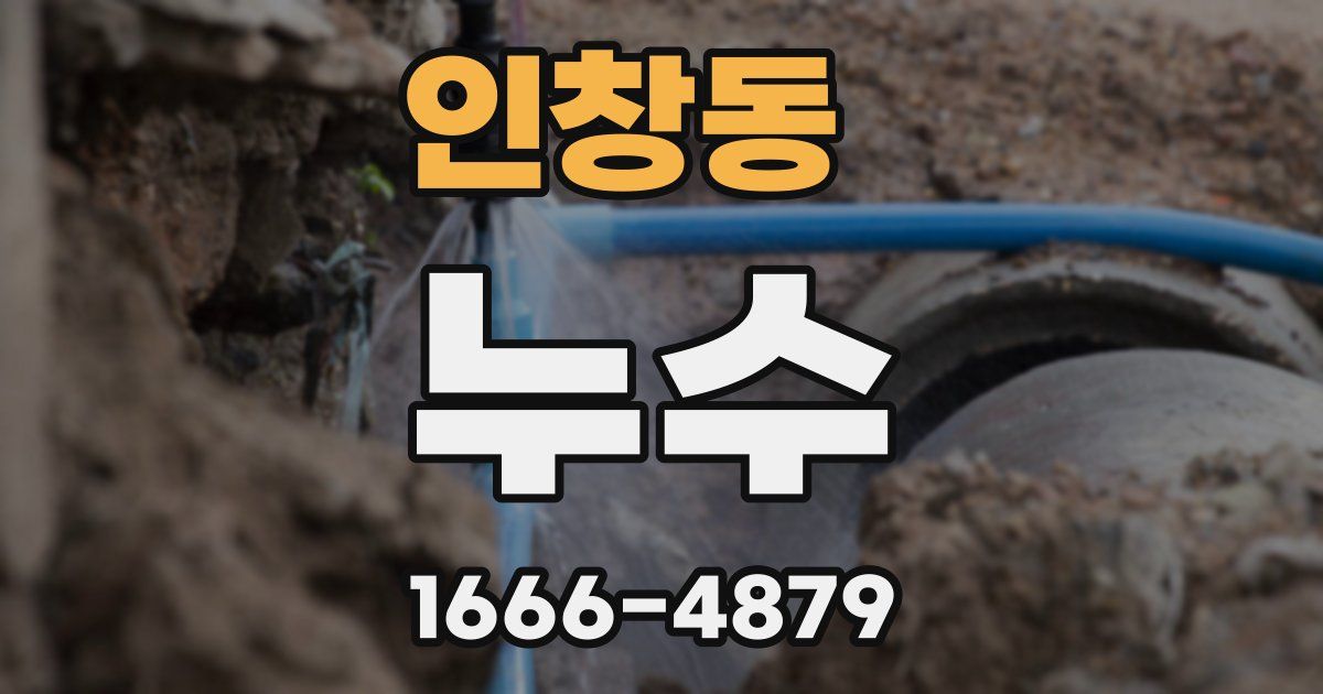 인창동 누수