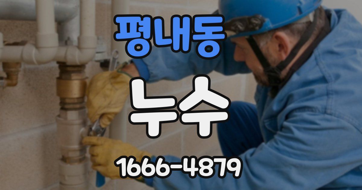 평내동 누수