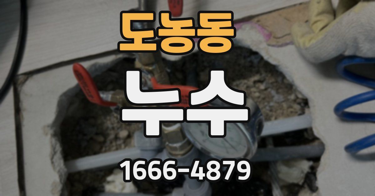 도농동 누수