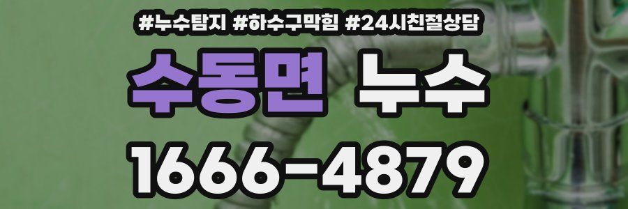 수동면 누수