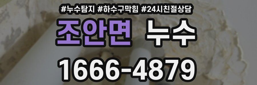 조안면 누수