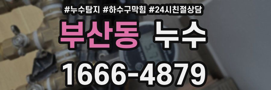 부산동 누수