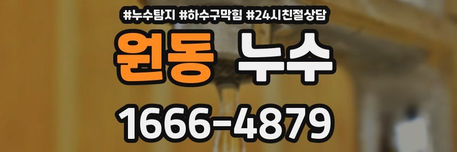 원동 누수