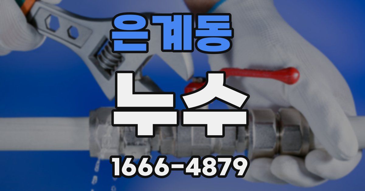 은계동 누수