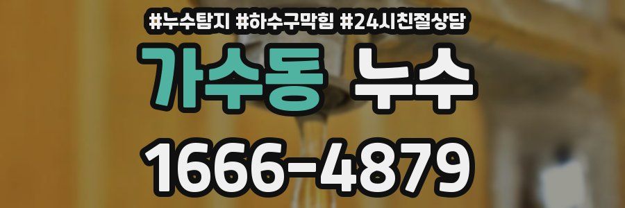 가수동 누수