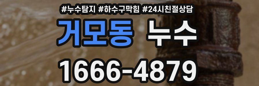거모동 누수