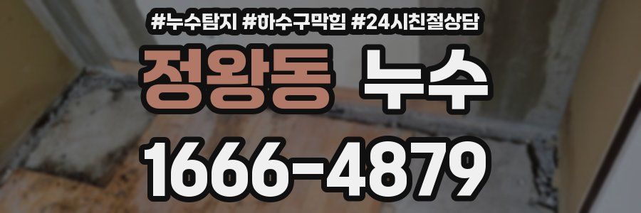 정왕동 누수