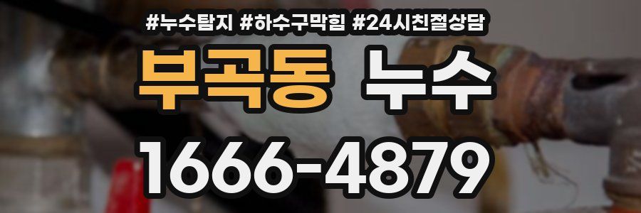 부곡동 누수