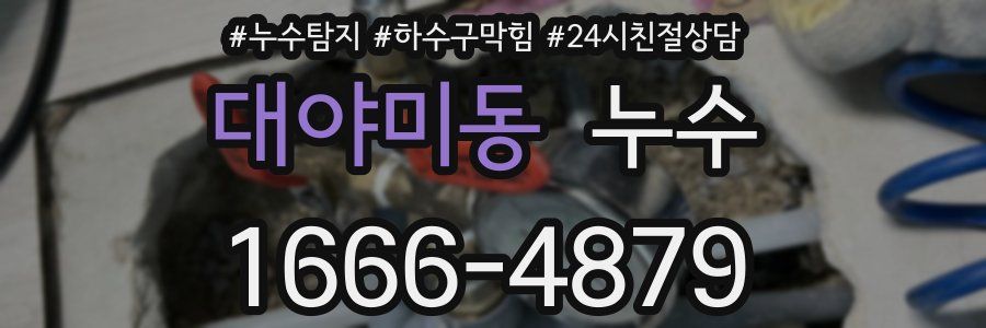대야미동 누수