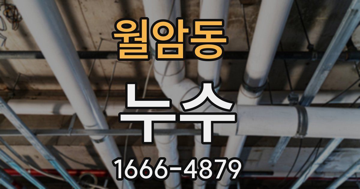 월암동 누수