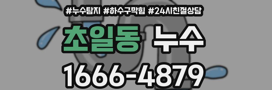 초일동 누수