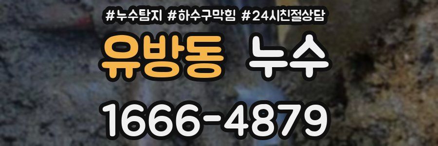 유방동 누수