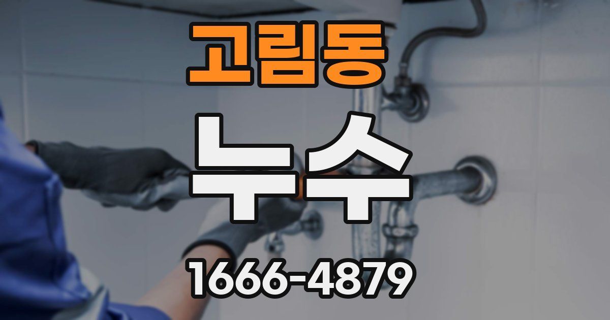 고림동 누수