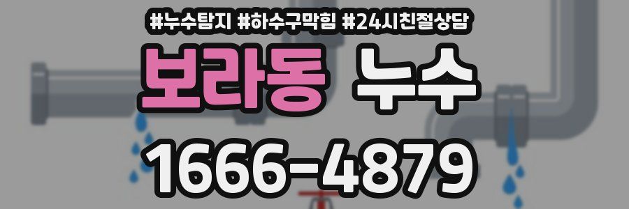 보라동 누수
