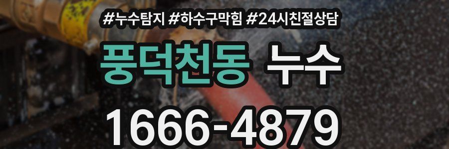 풍덕천동 누수