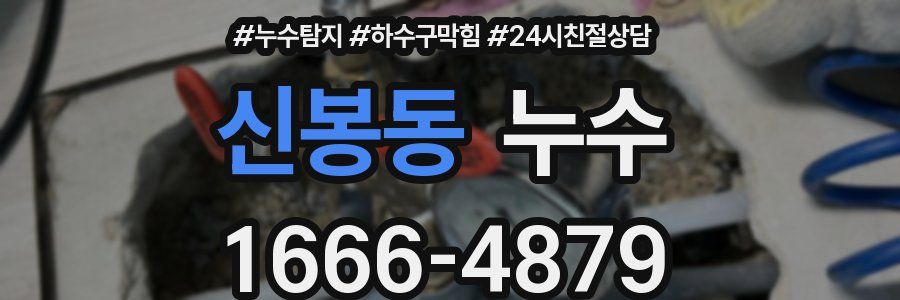 신봉동 누수