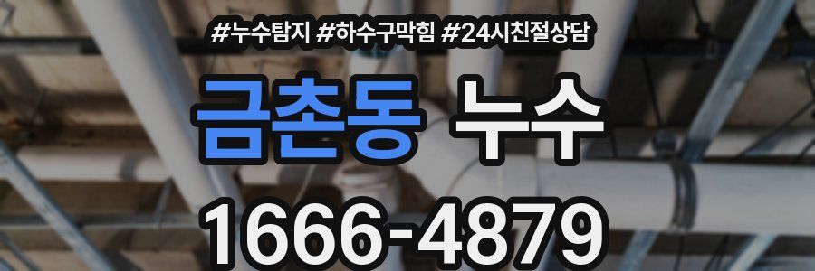 금촌동 누수