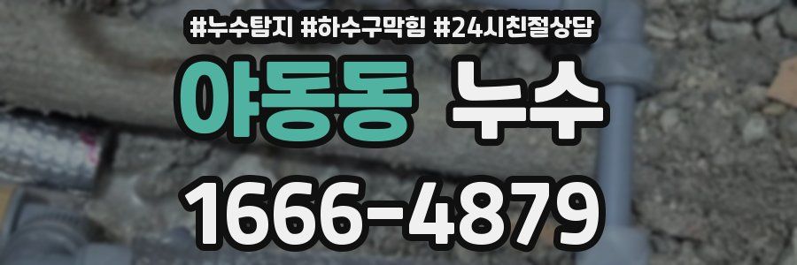 야동동 누수