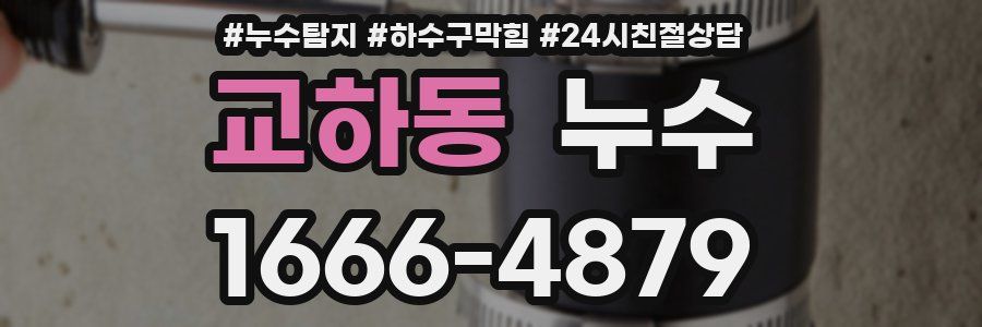 교하동 누수