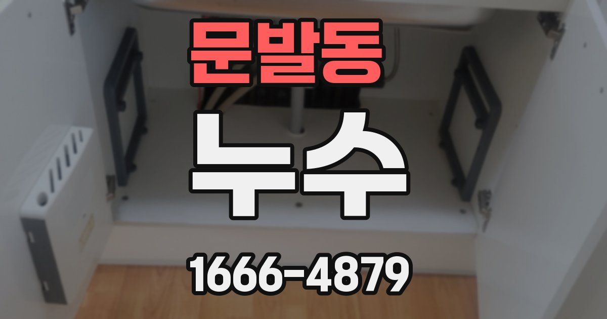 문발동 누수