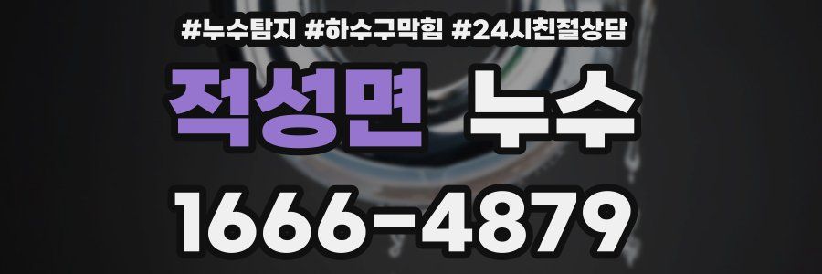 적성면 누수