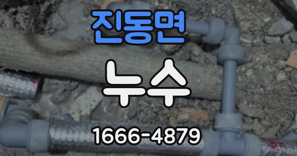진동면 누수