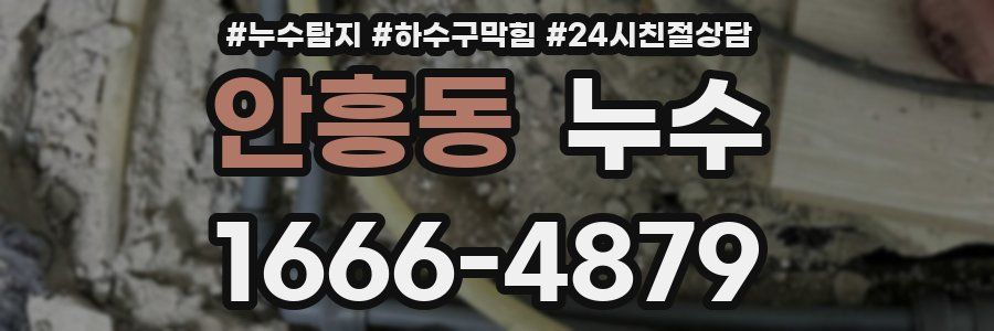 안흥동 누수