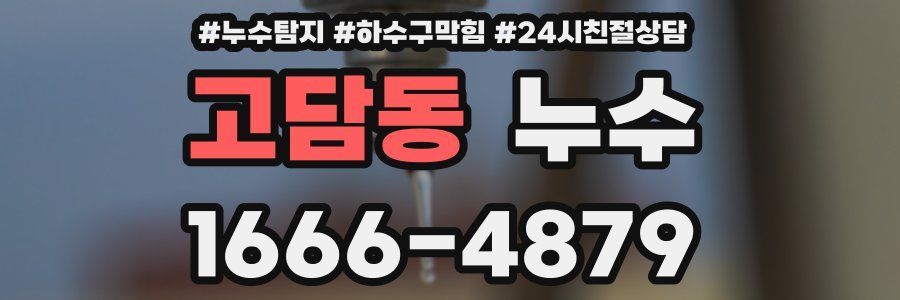 고담동 누수