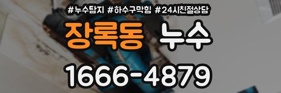 장록동 누수
