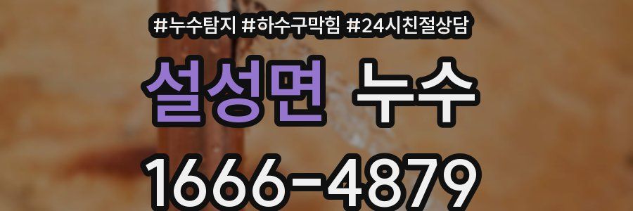 설성면 누수