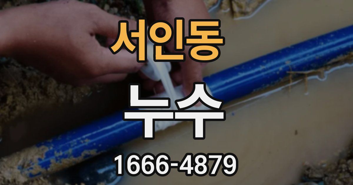 서인동 누수