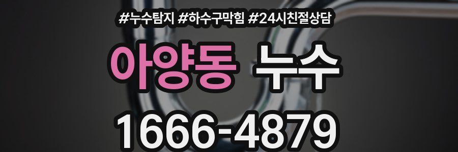 아양동 누수