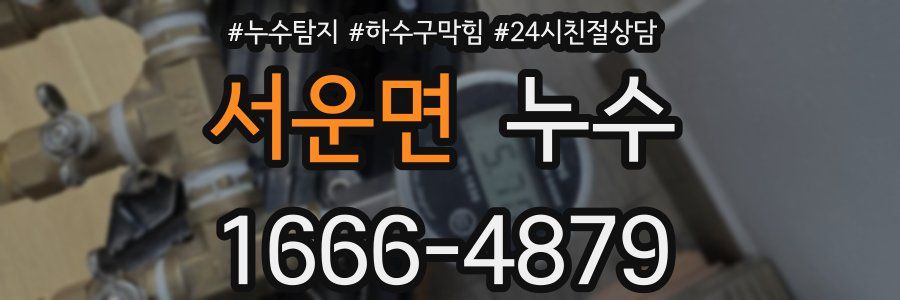 서운면 누수